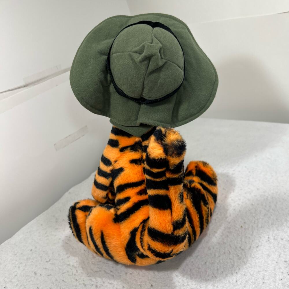 Vintage Disneyland Safari Tigger 14" Plush Stuffed Toy Walt Disney World - Picture 5 of 10